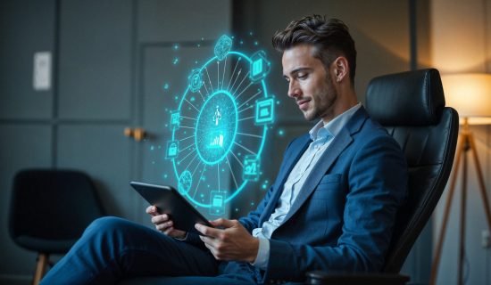 businessman-using-tablet-with-digital-data-interface